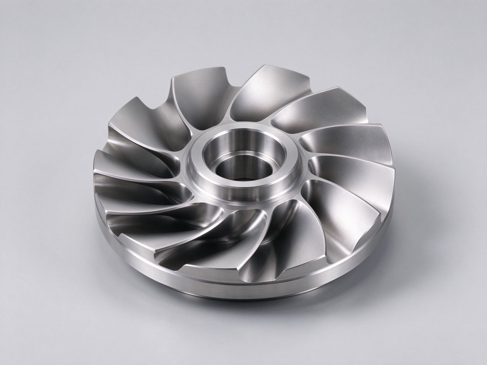 5-Axis CNC Machined Stainless Steel Pump Impeller