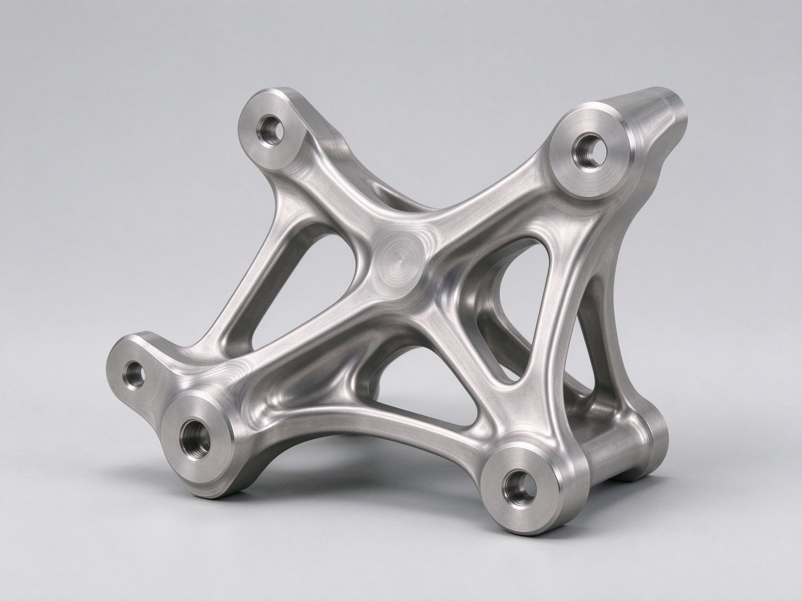 5-Axis CNC Machined Titanium Aerospace Bracket
