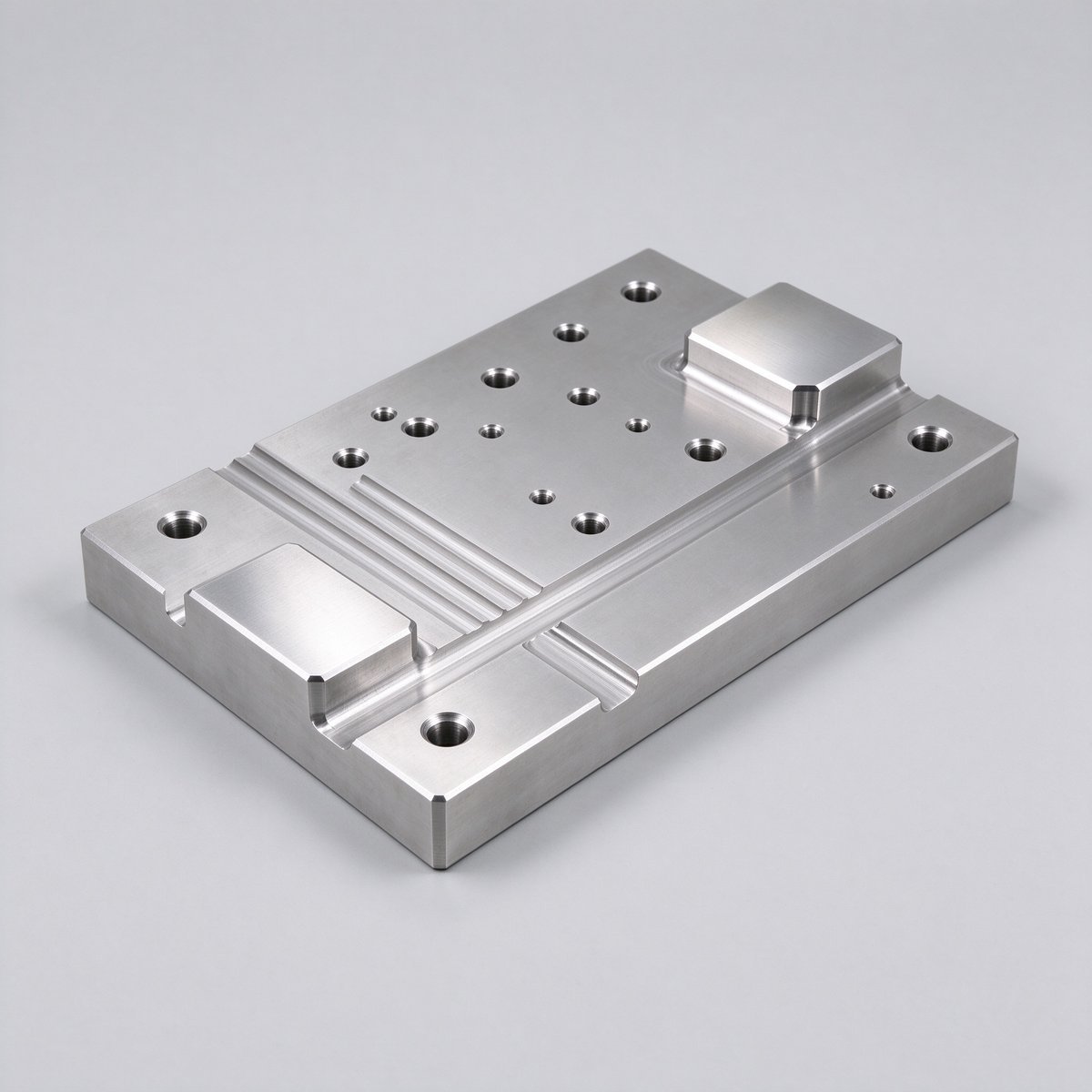 CNC Milled 316 Stainless Steel Bearing Block