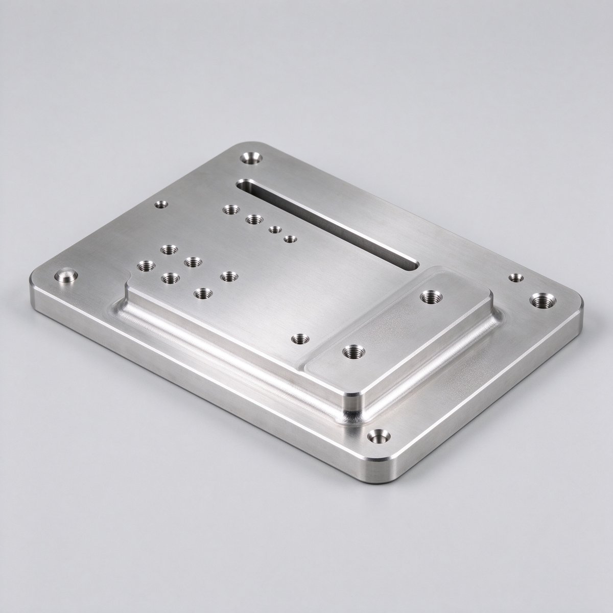 CNC Milled 5052 Aluminum Structural Gantry Plate
