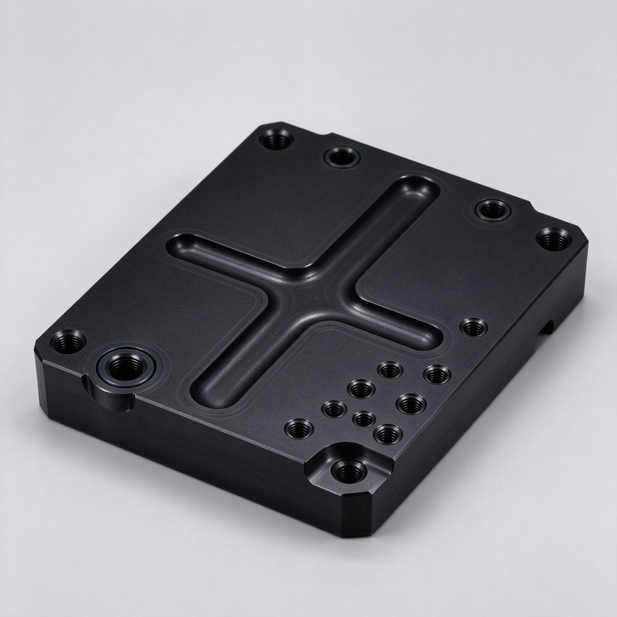 CNC Milled 7075 Aluminum Machine Bed