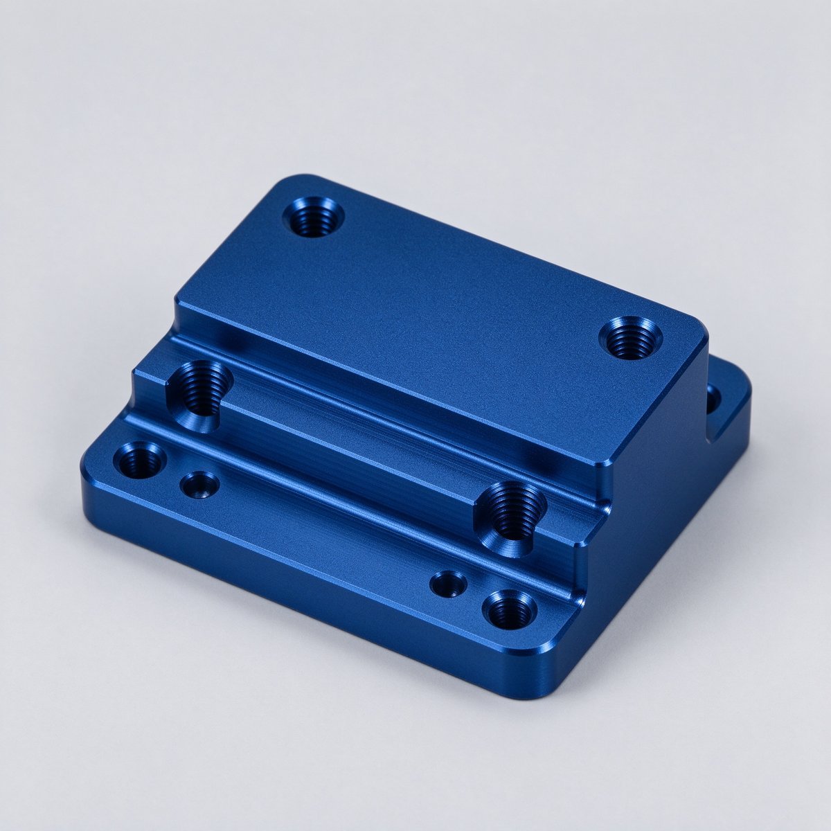 CNC Milled Aluminum Bearing Block