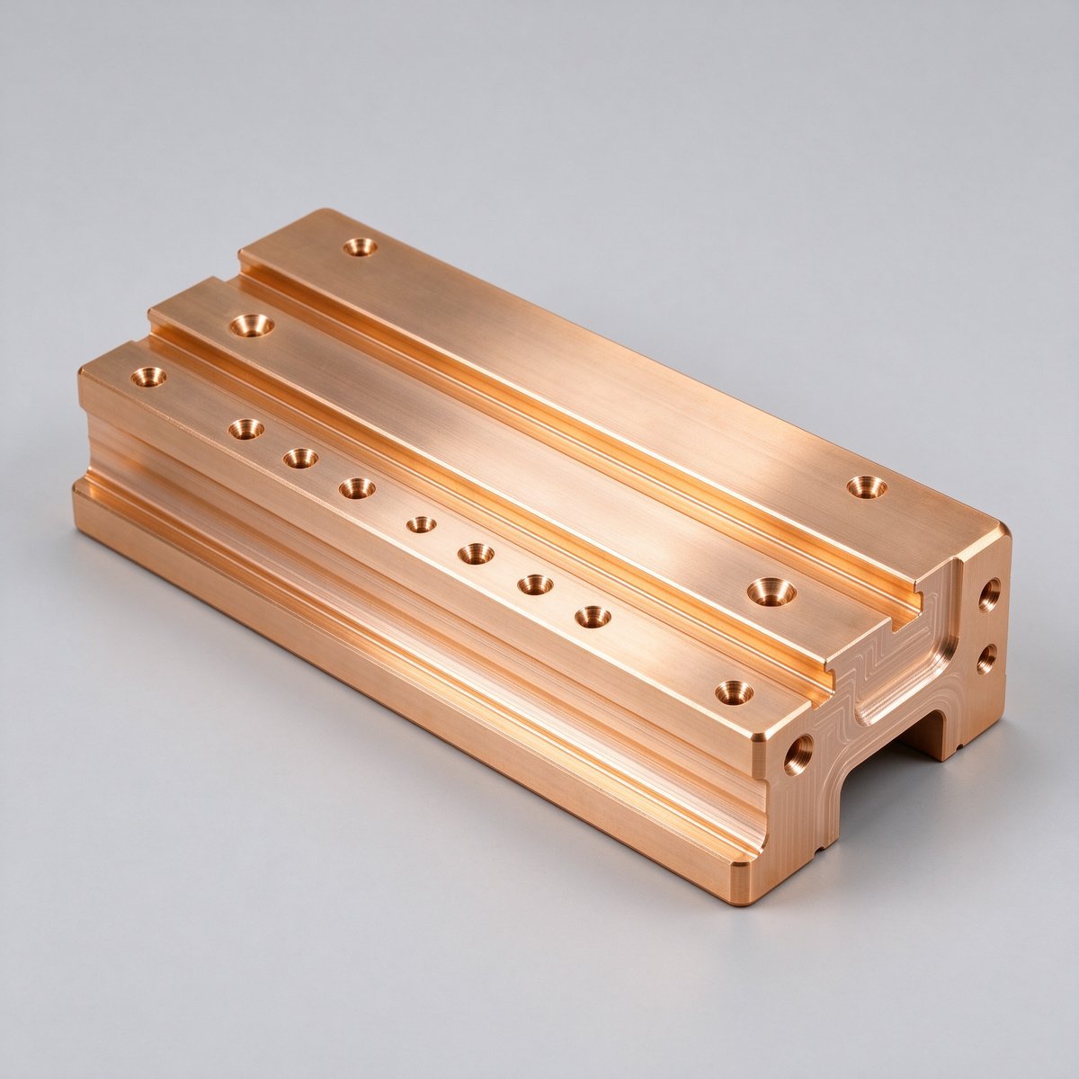 CNC Milled Beryllium Copper C172 Milled Block