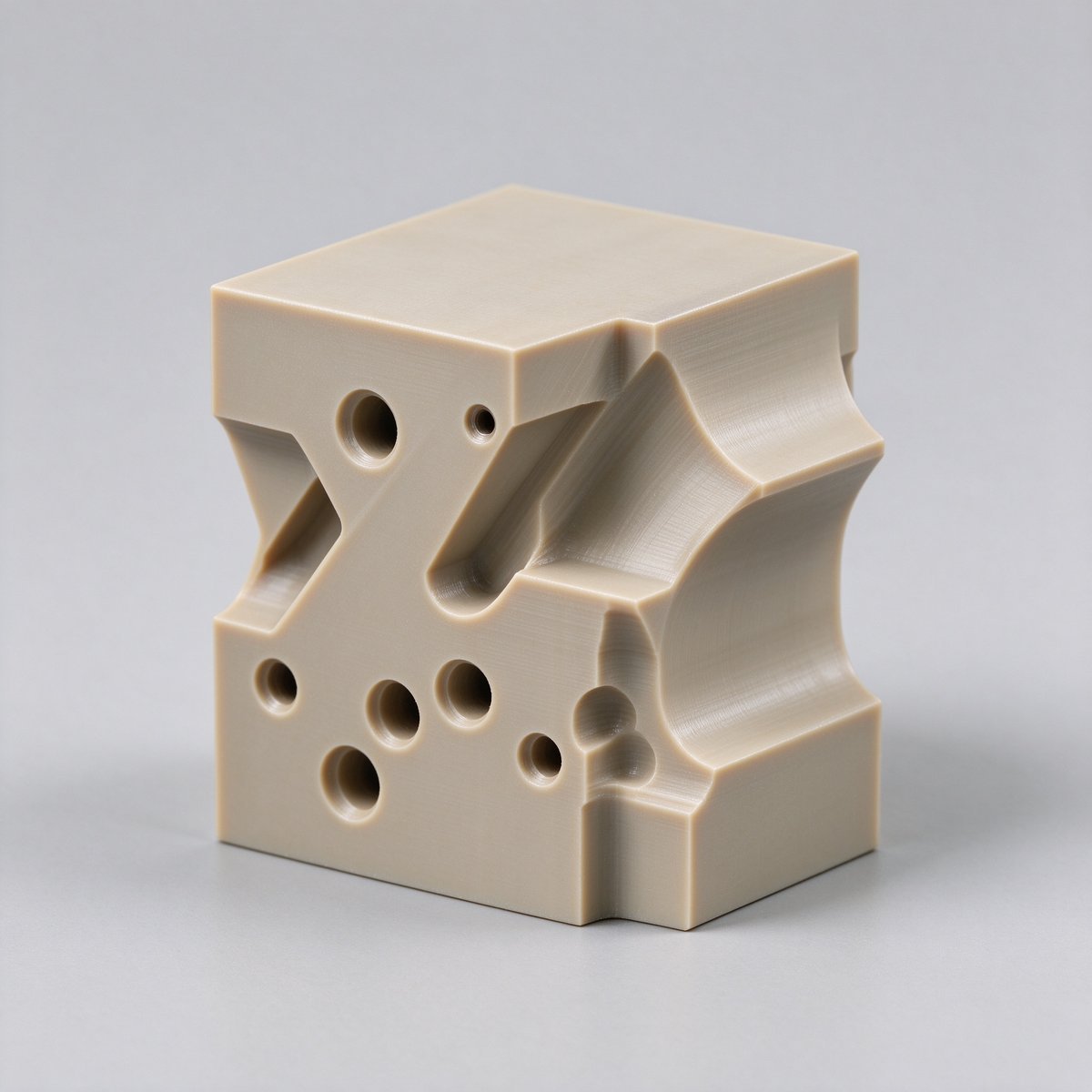 CNC Milled PEEK Test Fixture