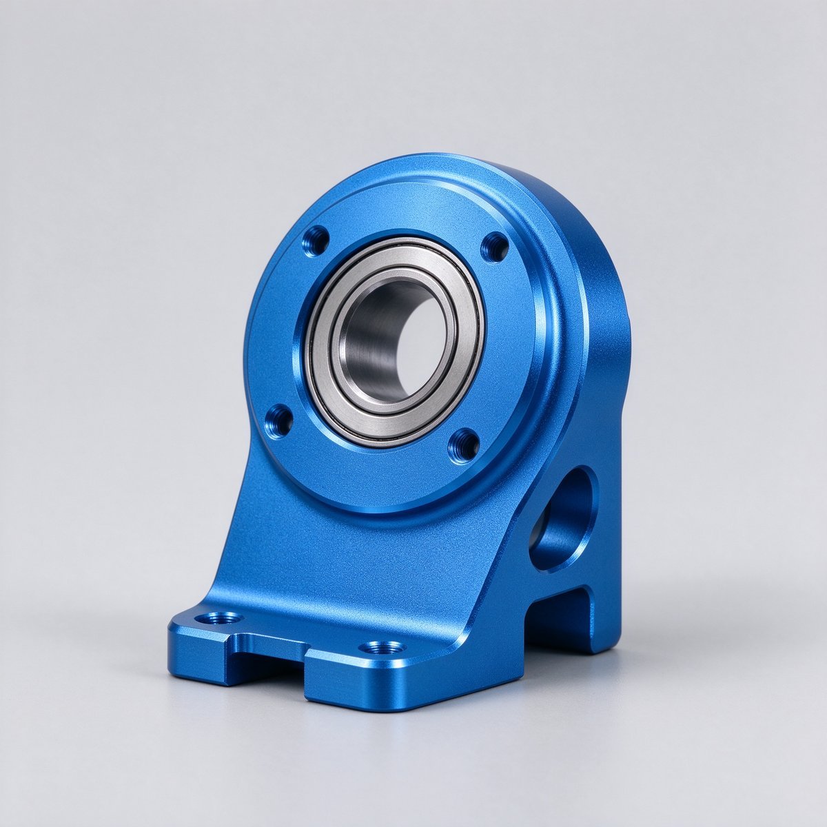 CNC Turned Aluminum Purple Anodized Spacer Bushing