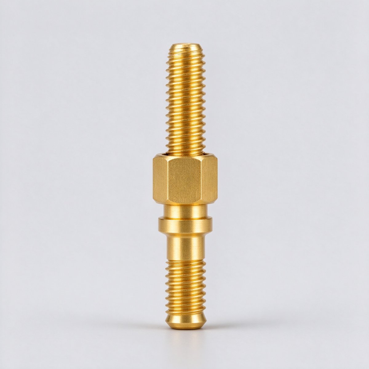 CNC Turned Brass Hex Fitting