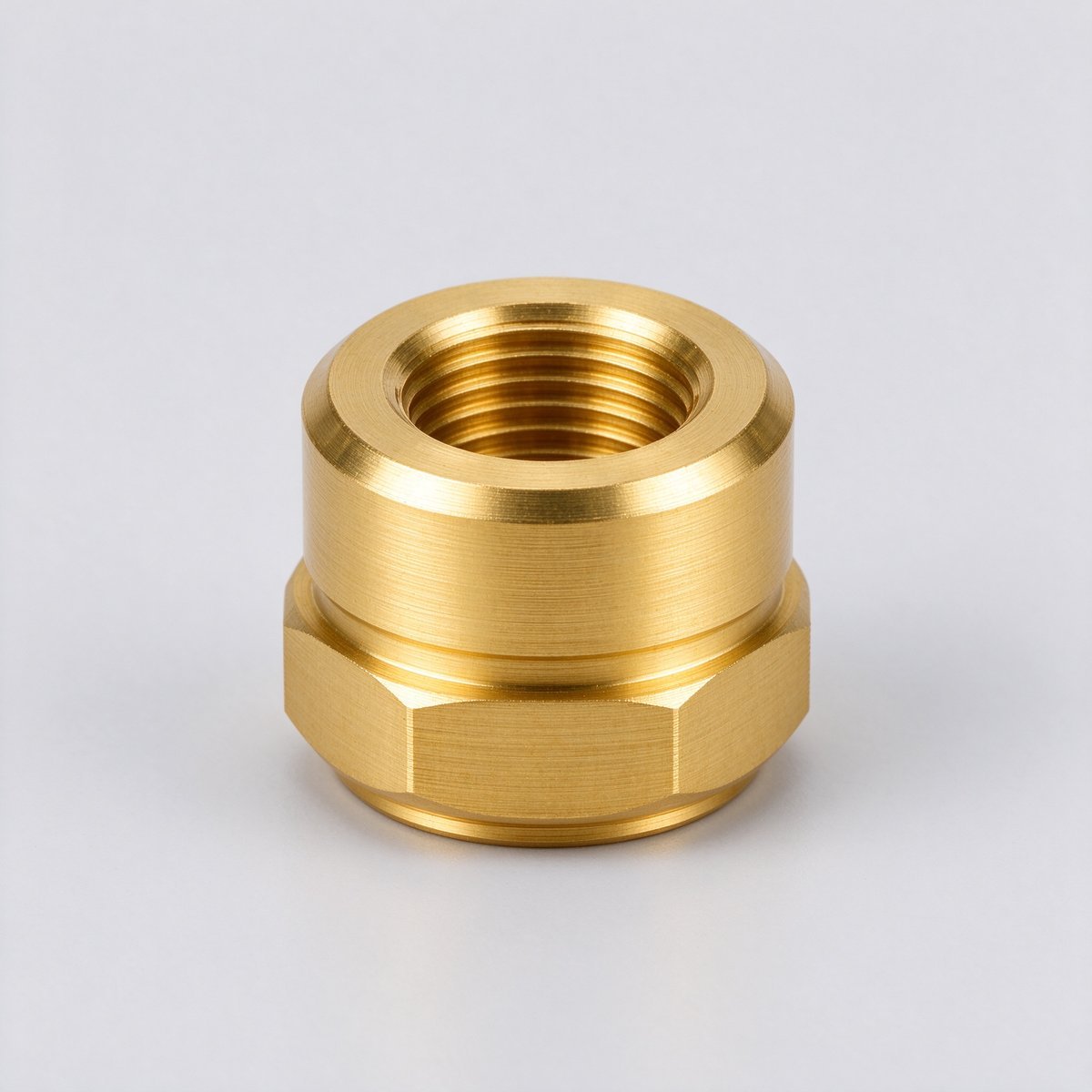 CNC Turned Brass Threaded Fitting