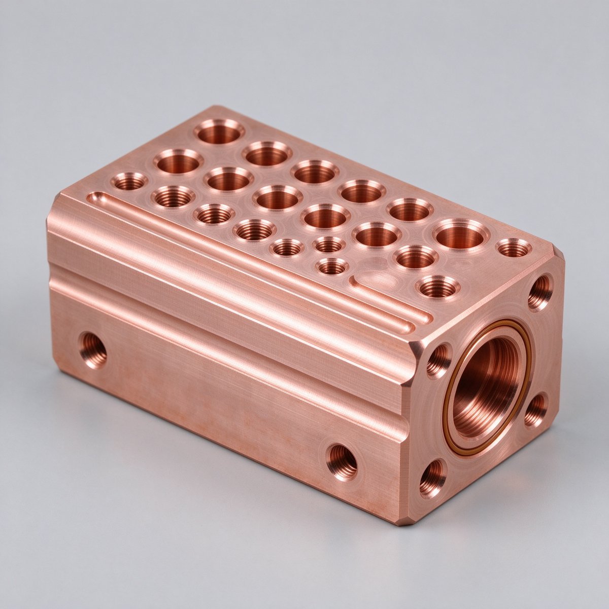 CNC Turned Copper C110 Turned Fitting