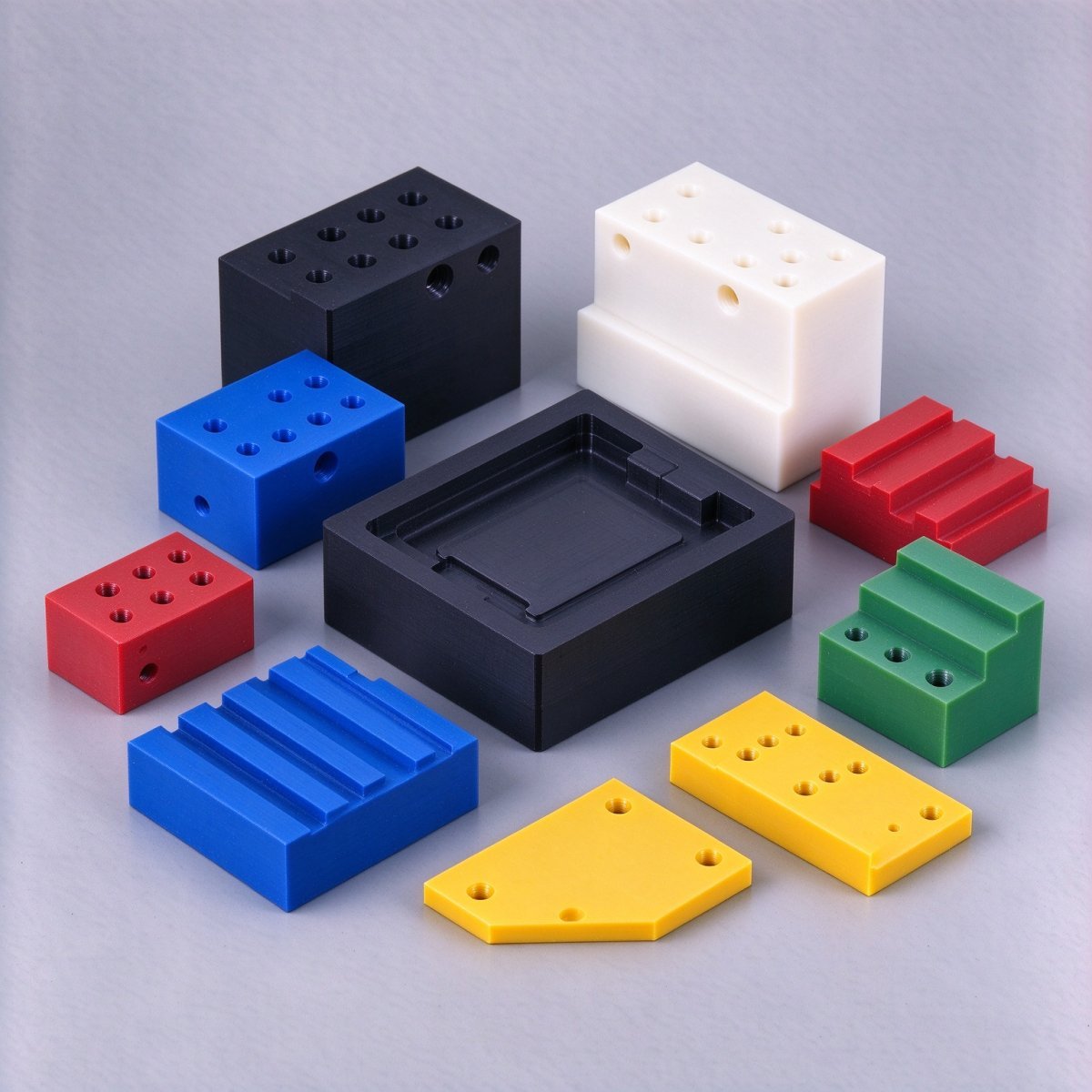 POM Delrin CNC Milled Gear